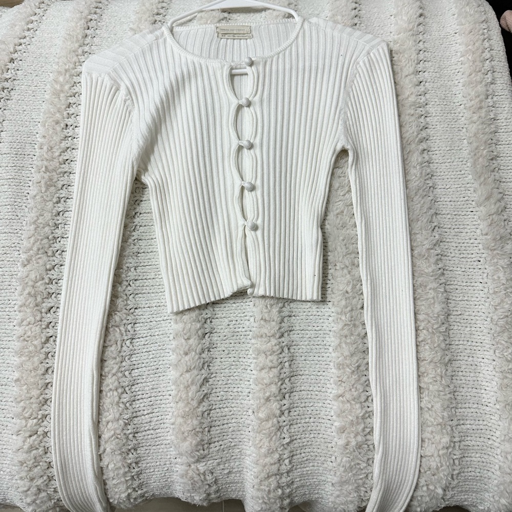 Urban Outfitters white long sleeve button down